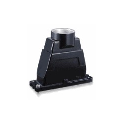 Capot 24B, Aluminium moulé sous pression, acier inoxydable, IP68/IP69K, Sortie verticale, M63